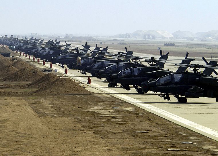 military, helicopters, AH-64 Apache, Apache Longbow - desktop wallpaper