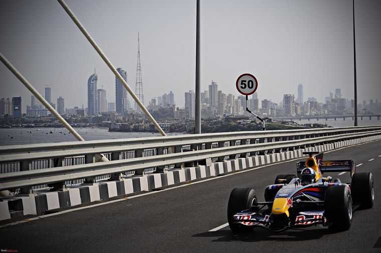 cars, India, drive, Formula One, racing, Red Bull Racing, Mumbai - desktop wallpaper