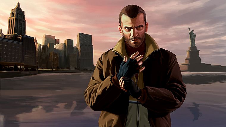 video games, Grand Theft Auto, Niko Bellic, GTA IV - desktop wallpaper