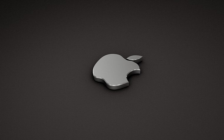 Apple Inc., Mac, logos, 3D - desktop wallpaper