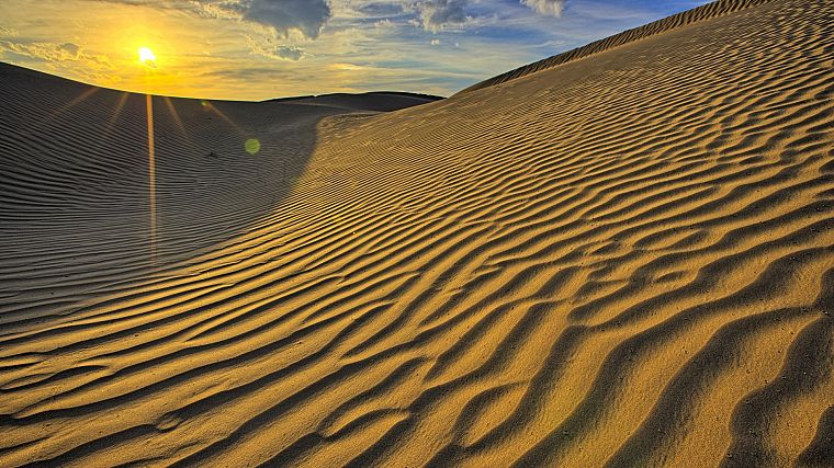 California, Death Valley, flat, dunes, National Park - desktop wallpaper