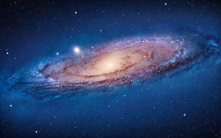 outer space, stars, galaxy - desktop wallpaper