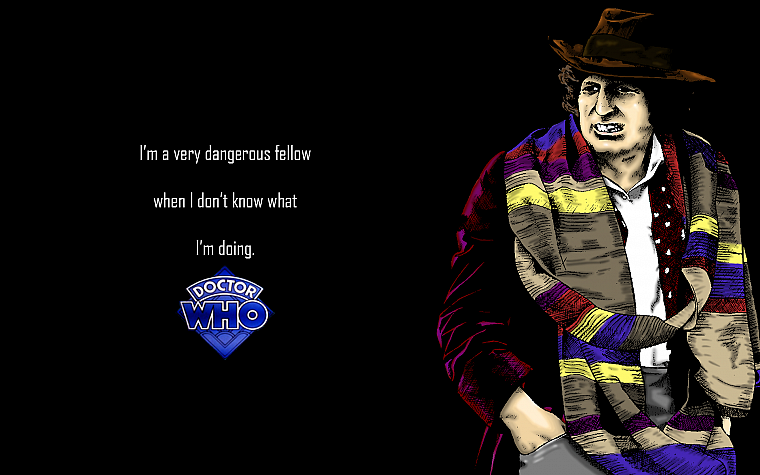 quotes, Fourth Doctor, Tom Baker, Doctor Who - desktop wallpaper