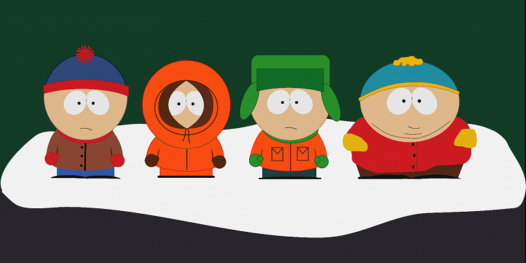 South Park, Eric Cartman, Stan Marsh, Kenny McCormick, Kyle Broflovski - desktop wallpaper