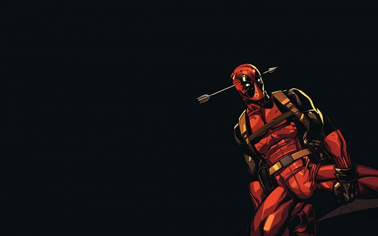 Deadpool Wade Wilson, Marvel Comics, arrows - desktop wallpaper