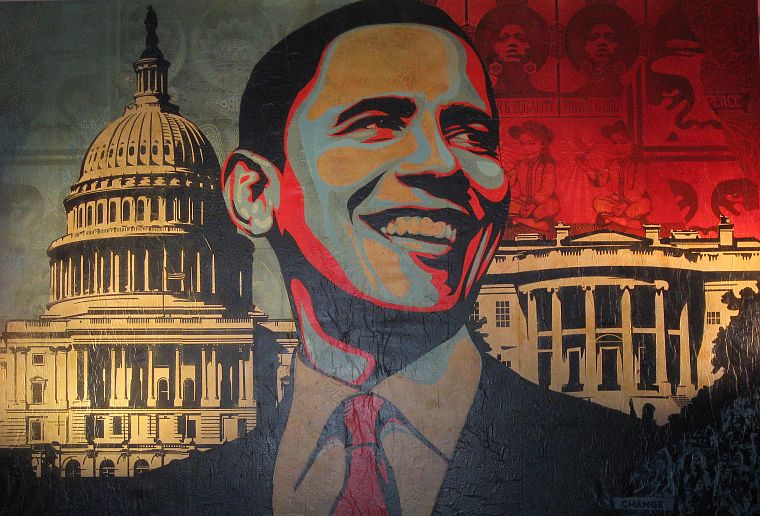 hope, presidents, Washington DC, Barack Obama, Shepard Fairey - desktop wallpaper