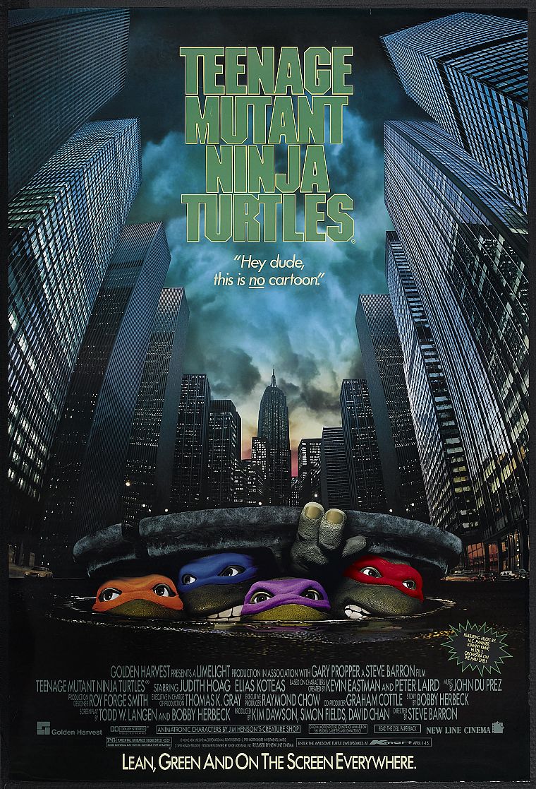 Teenage Mutant Ninja Turtles, movie posters - desktop wallpaper