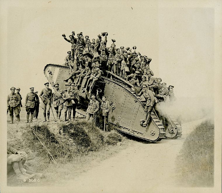 military, tanks, World War I, historic - desktop wallpaper
