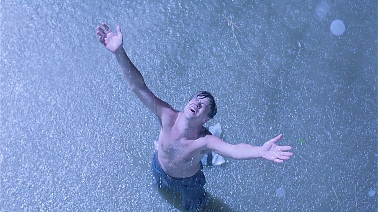 freedom, rain, The Shawshank Redemption, Tim Robbins - desktop wallpaper
