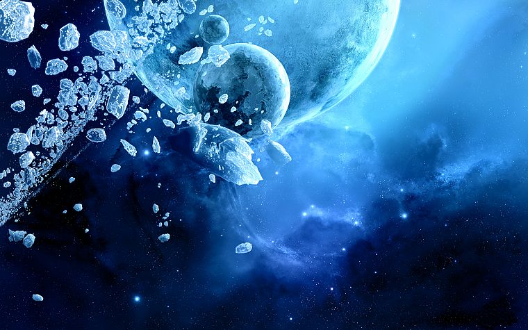 ice, outer space, JoeJesus, Josef Barton - desktop wallpaper