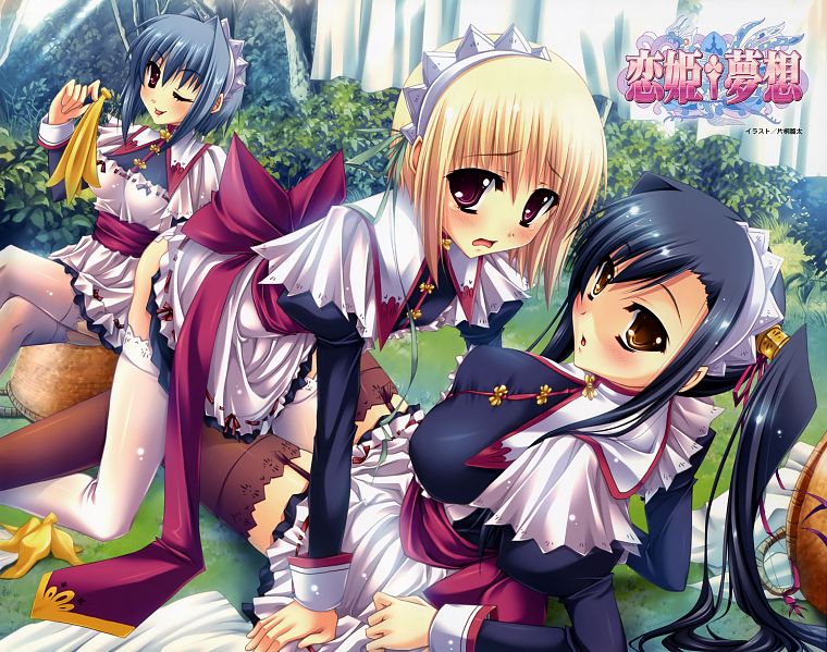 Koihime Musou, anime girls - desktop wallpaper