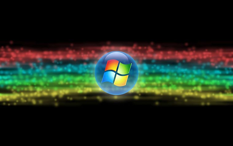 rainbows, Microsoft Windows, logos - desktop wallpaper