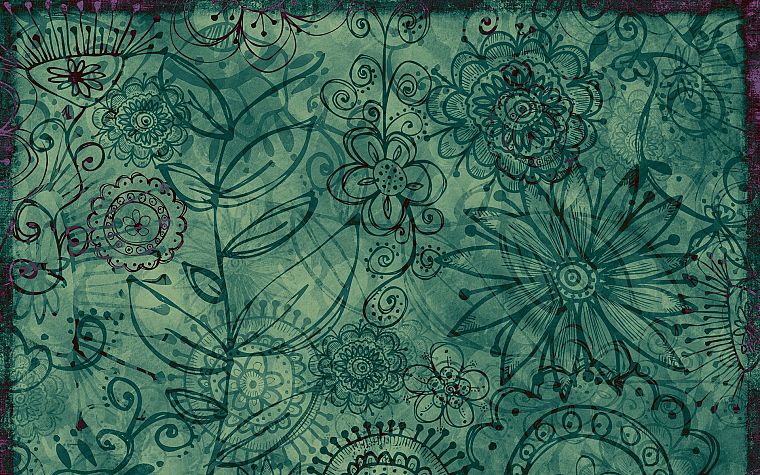 patterns, floral - desktop wallpaper
