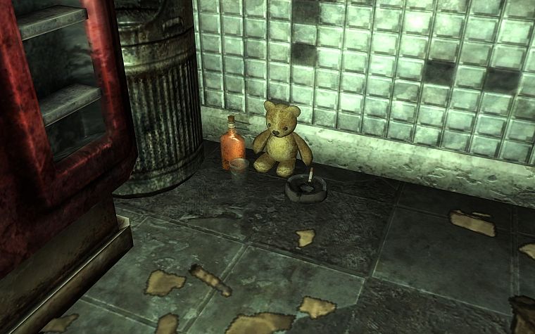 video games, alcohol, smokes, teddy bears, Fallout 3 - desktop wallpaper