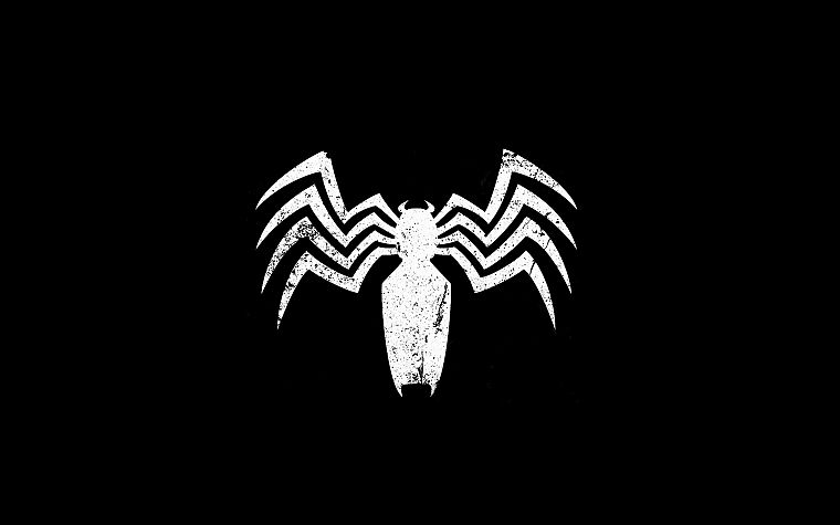 black, comics, Spider-Man, Marvel Comics, Peter Parker, black background, Spider-man logo - desktop wallpaper