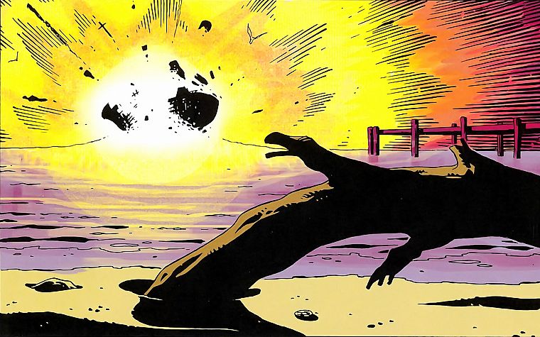 Watchmen, explosions, illustrations - desktop wallpaper