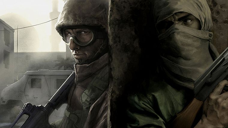 soldiers, video games, war - desktop wallpaper
