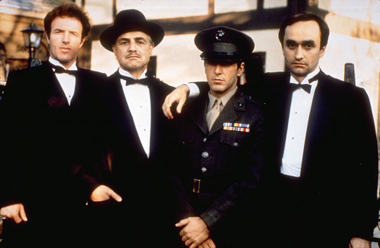 The Godfather, Marlon Brando, Al Pacino, James Caan - desktop wallpaper