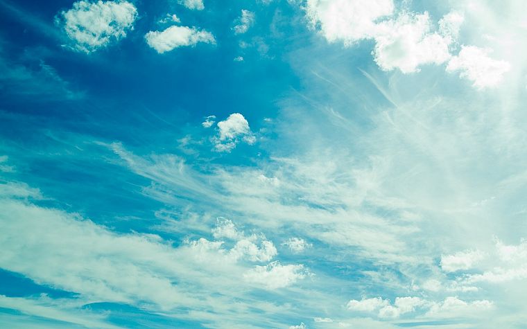blue, clouds, skyscapes - desktop wallpaper