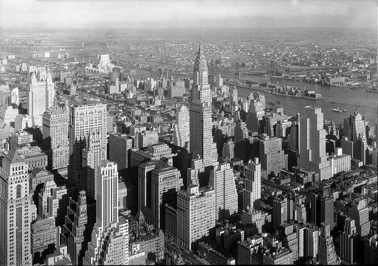 buildings, New York City, Manhattan, Chrysler, Chrysler Building - desktop wallpaper