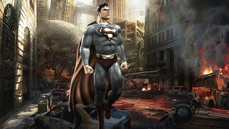 video games, Superman - desktop wallpaper