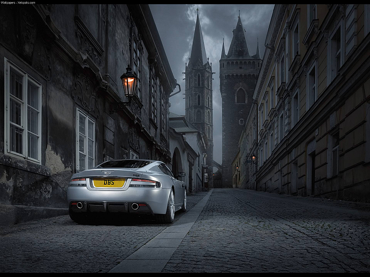 cars, gray, silver, Aston Martin DBS, DBS, Aston Martin - desktop wallpaper