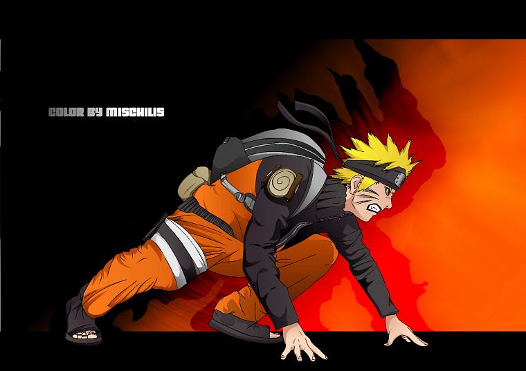 Naruto: Shippuden, shadows, anime, Uzumaki Naruto, Jinchuuriki - desktop wallpaper
