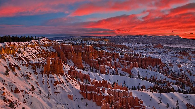 sunrise, Bryce Canyon, Utah - desktop wallpaper