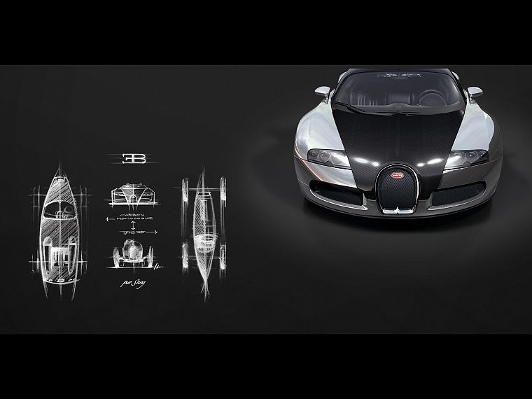 cars, Bugatti Veyron - desktop wallpaper