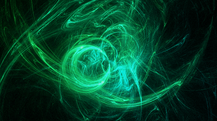 light, green, abstract, blue, circles, glow - desktop wallpaper