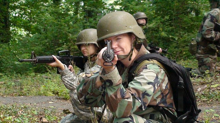 women, soldiers, army, military - desktop wallpaper