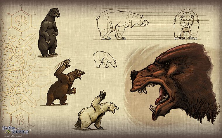 bears - desktop wallpaper