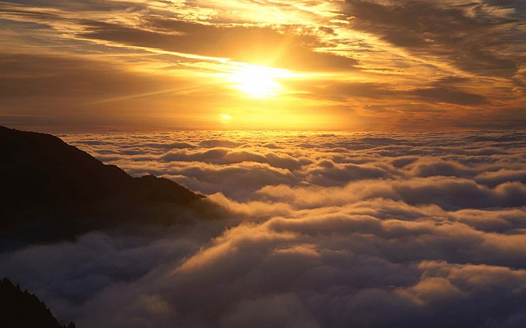 sunrise, clouds, Sun, dawn, New Zealand, skyscapes - desktop wallpaper