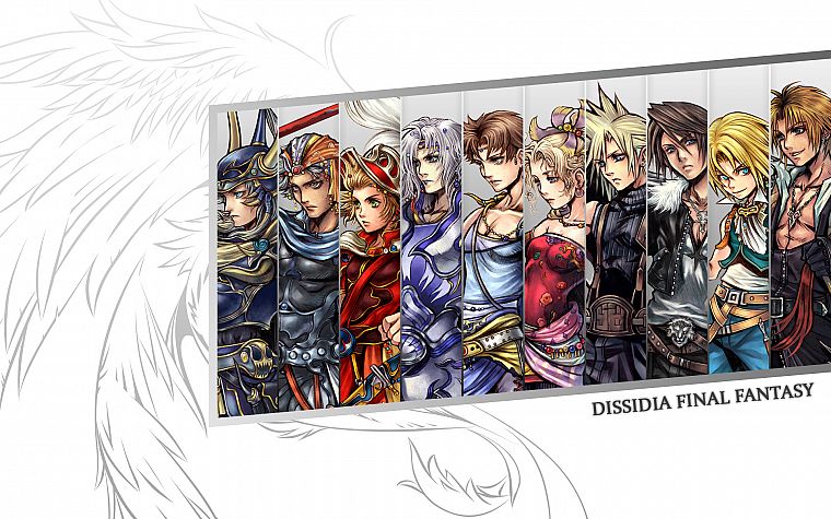 Final Fantasy, characters - desktop wallpaper