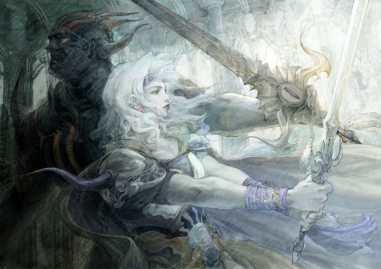 fantasy art, Yoshitaka Amano - desktop wallpaper