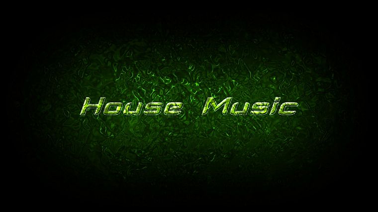 green, abstract, music, house music - desktop wallpaper