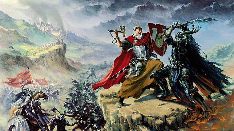 knights, fantasy art, artwork - desktop wallpaper