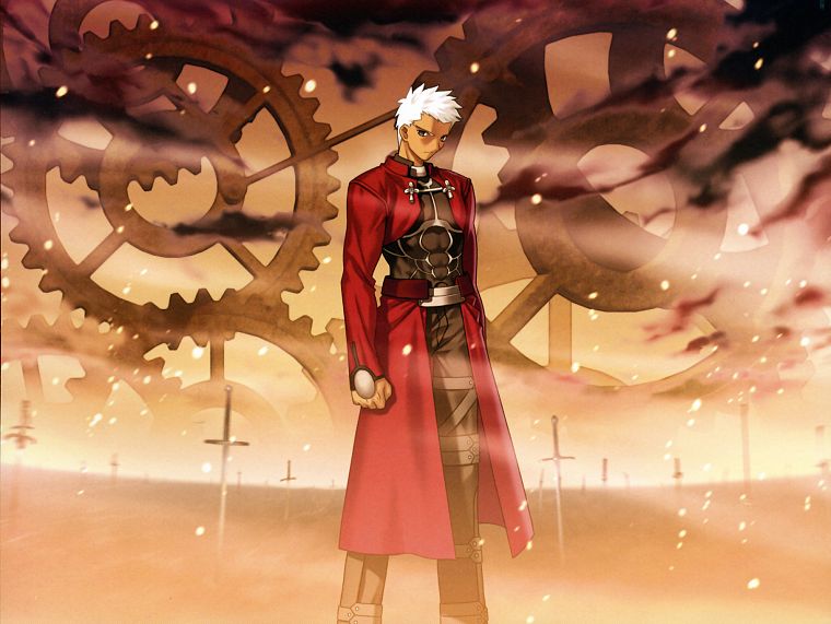 Fate/Stay Night, anime, Archer (Fate/Stay Night), Fate series - desktop wallpaper
