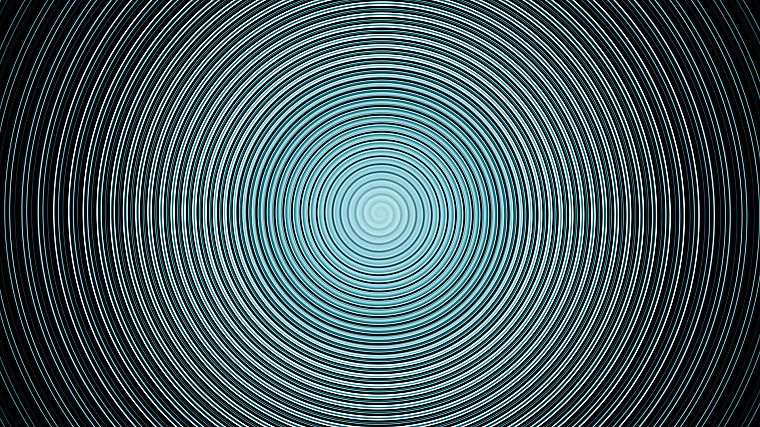 abstract, blue, spirals - desktop wallpaper