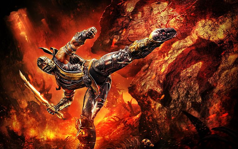scorpion, Mortal Kombat - desktop wallpaper
