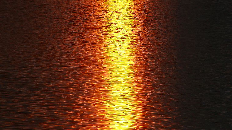 sunset, ocean - desktop wallpaper