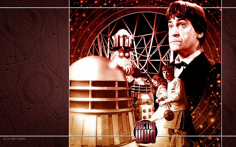 Dalek, Doctor Who, Patrick Troughton, Second Doctor - desktop wallpaper
