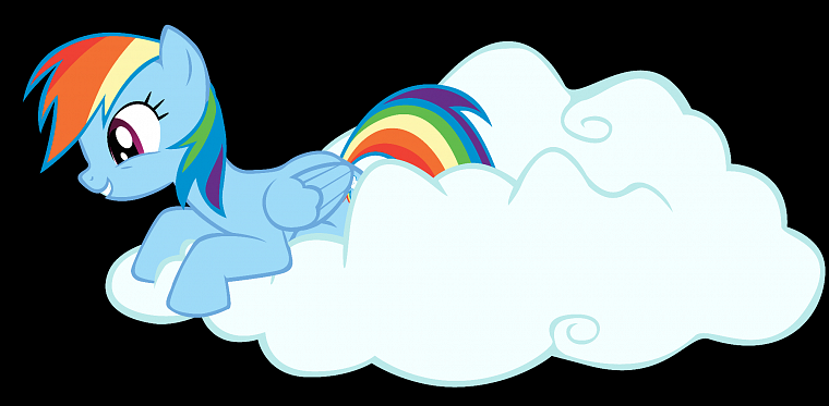 clouds, My Little Pony, ponies, Rainbow Dash, My Little Pony: Friendship is Magic - desktop wallpaper