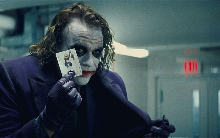 movies, The Joker, Heath Ledger, The Dark Knight - desktop wallpaper