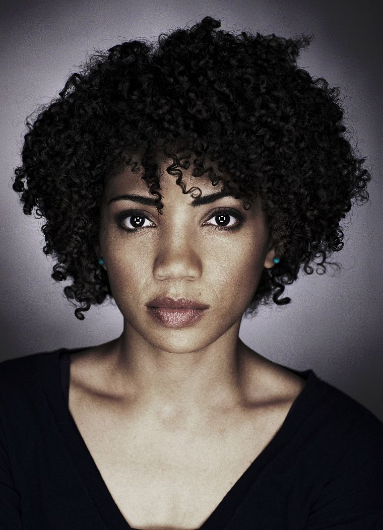 black people, actress, curly hair, Jasika Nicole - desktop wallpaper