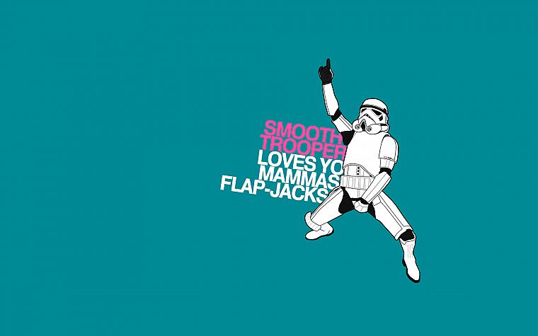 Star Wars, stormtroopers, smooth trooper, simple background - desktop wallpaper