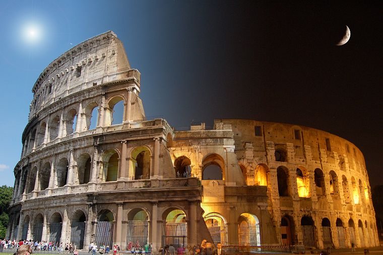 Rome, Italy, Colosseum - desktop wallpaper