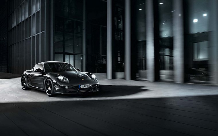 Porsche, cars, Porsche Cayman, black cars - desktop wallpaper