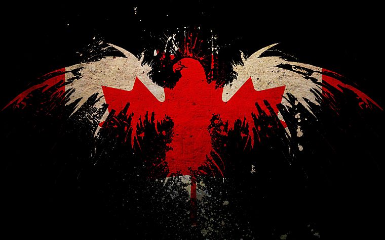 leaf, eagles, Canada, flags, Canadian flag - desktop wallpaper