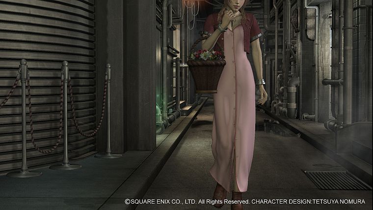 Final Fantasy VII, Aerith Gainsborough, bracelets, baskets - desktop wallpaper